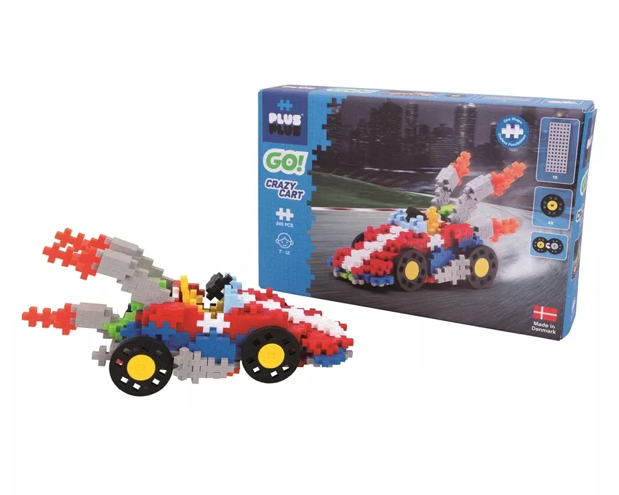 Plus Plus Puzzles - Go! Crazy Cart - 240 Pcs