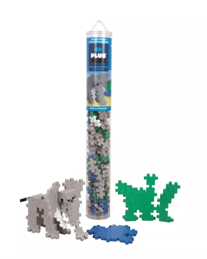 Plus Plus Puzzles - Tube - Elephant - 100 Pcs