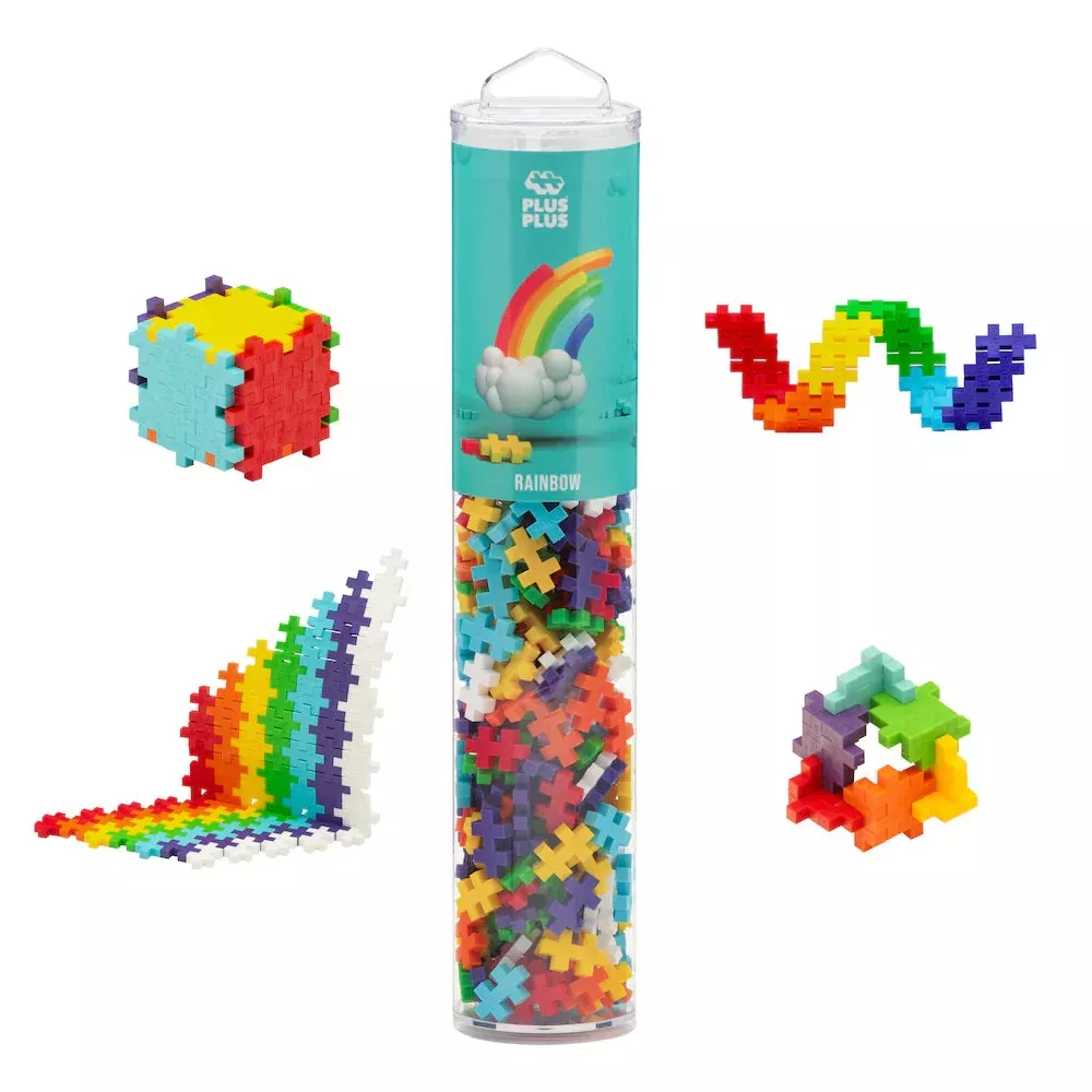 Plus-Plus Tube - 240 pc Rainbow Mix