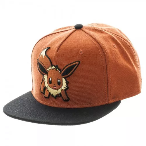 Pokemon Eevee Color Block Snapback Cap Apparel