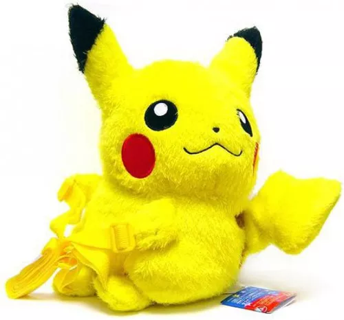 Pokemon Japanese Back-Strap Pikachu Plush