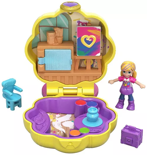 Polly Pocket Tiny World Awesome Art Studio Playset