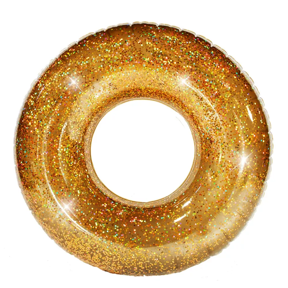 PoolCandy Glitter-filled Gold 48" Jumbo Pool Tube