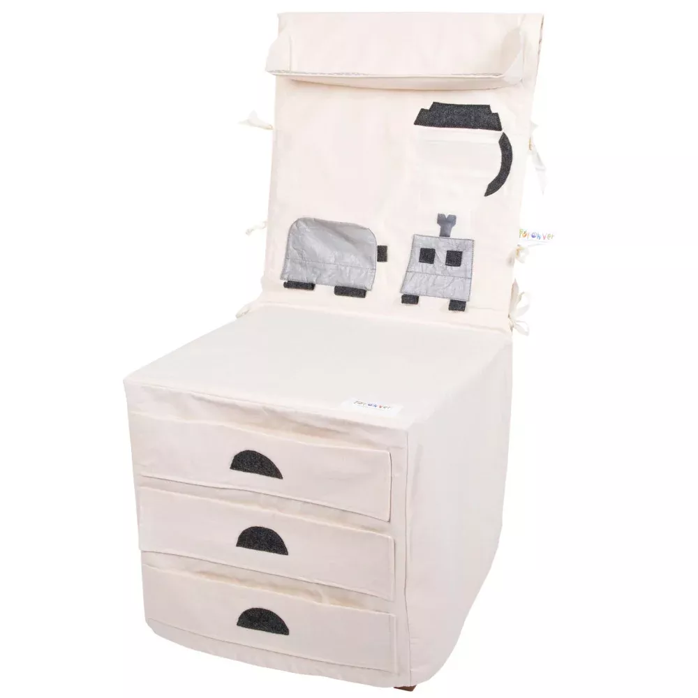 PopOhVer Deluxe Pretend Play Kitchen Counter Set