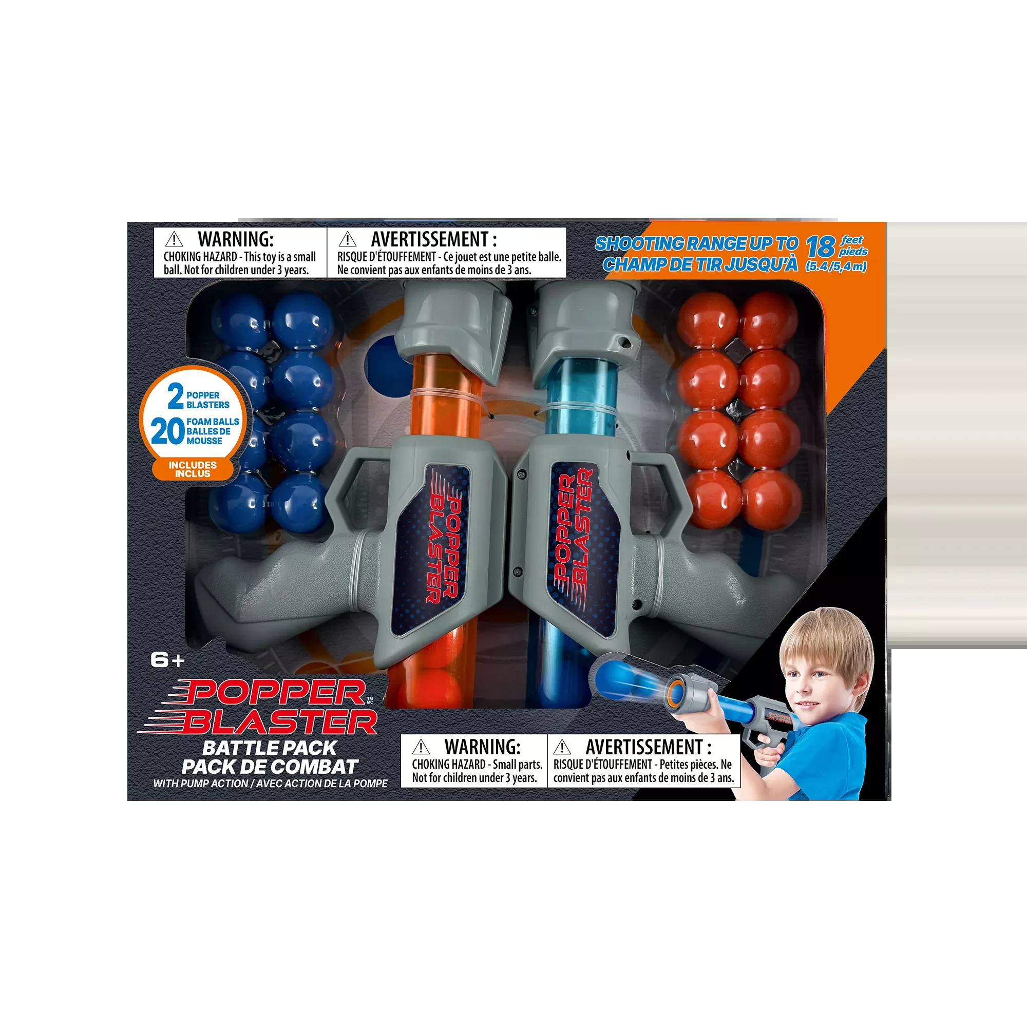 Popper Blaster 2 Pack W /20 Balls