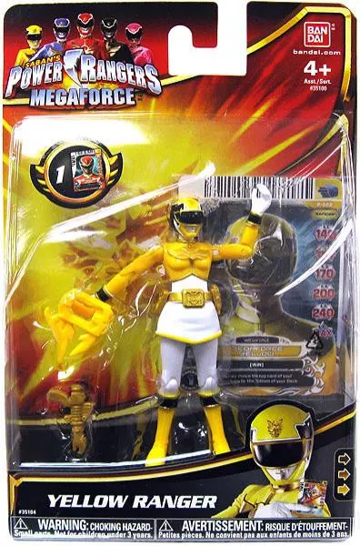 Power Rangers Megaforce Yellow Ranger Action Figure
