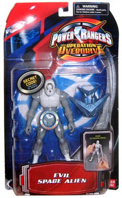 Power Rangers Operation Overdrive Evil Space Alien Action Figure