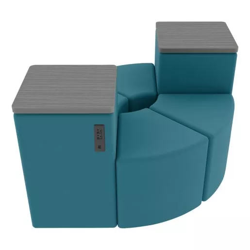 Pro Series Recharge Link Hub, 6-Piece Set - Teal
