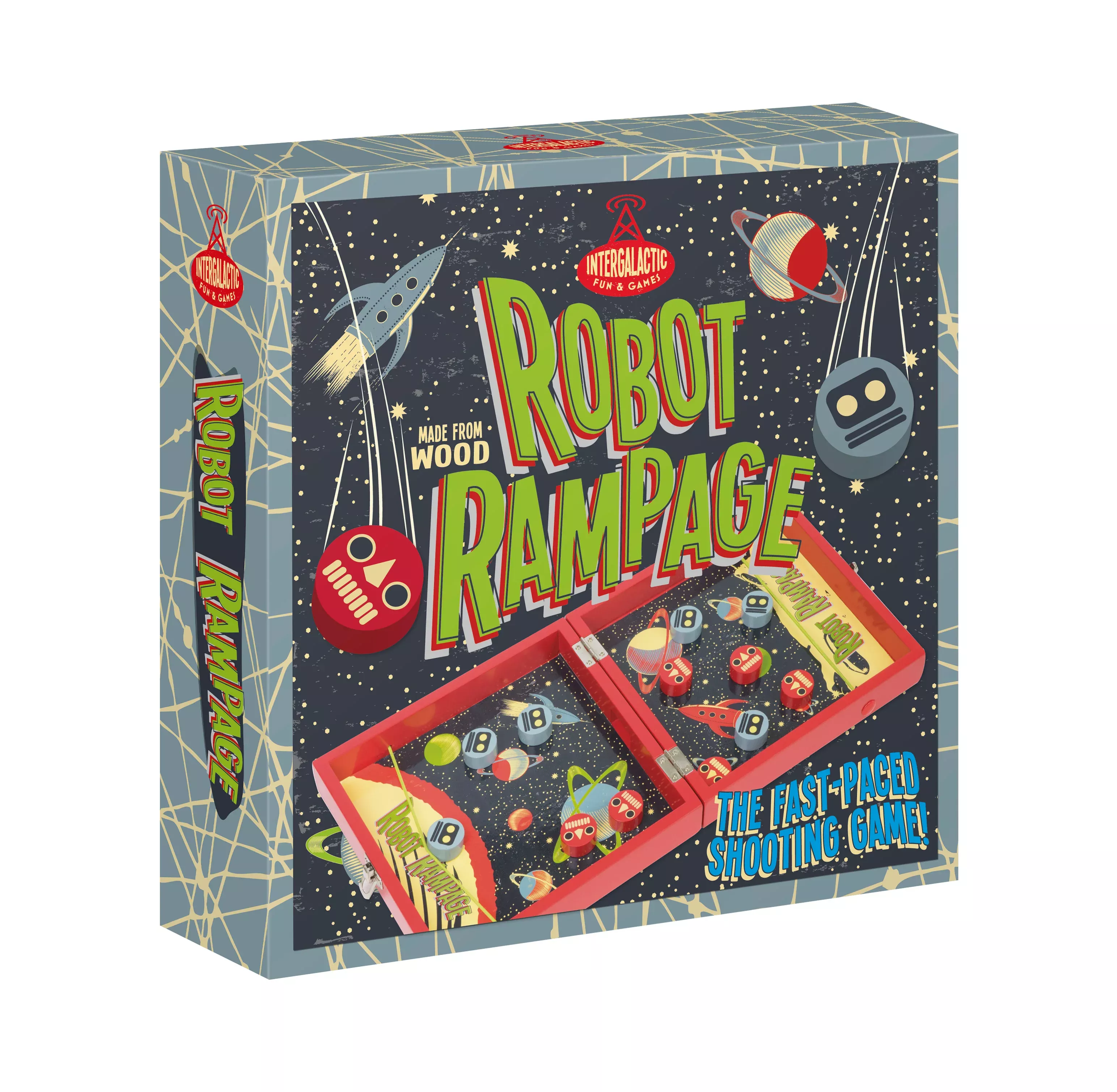 Professor Puzzle Space Robot Rampage - 2-Player Tabletop Game