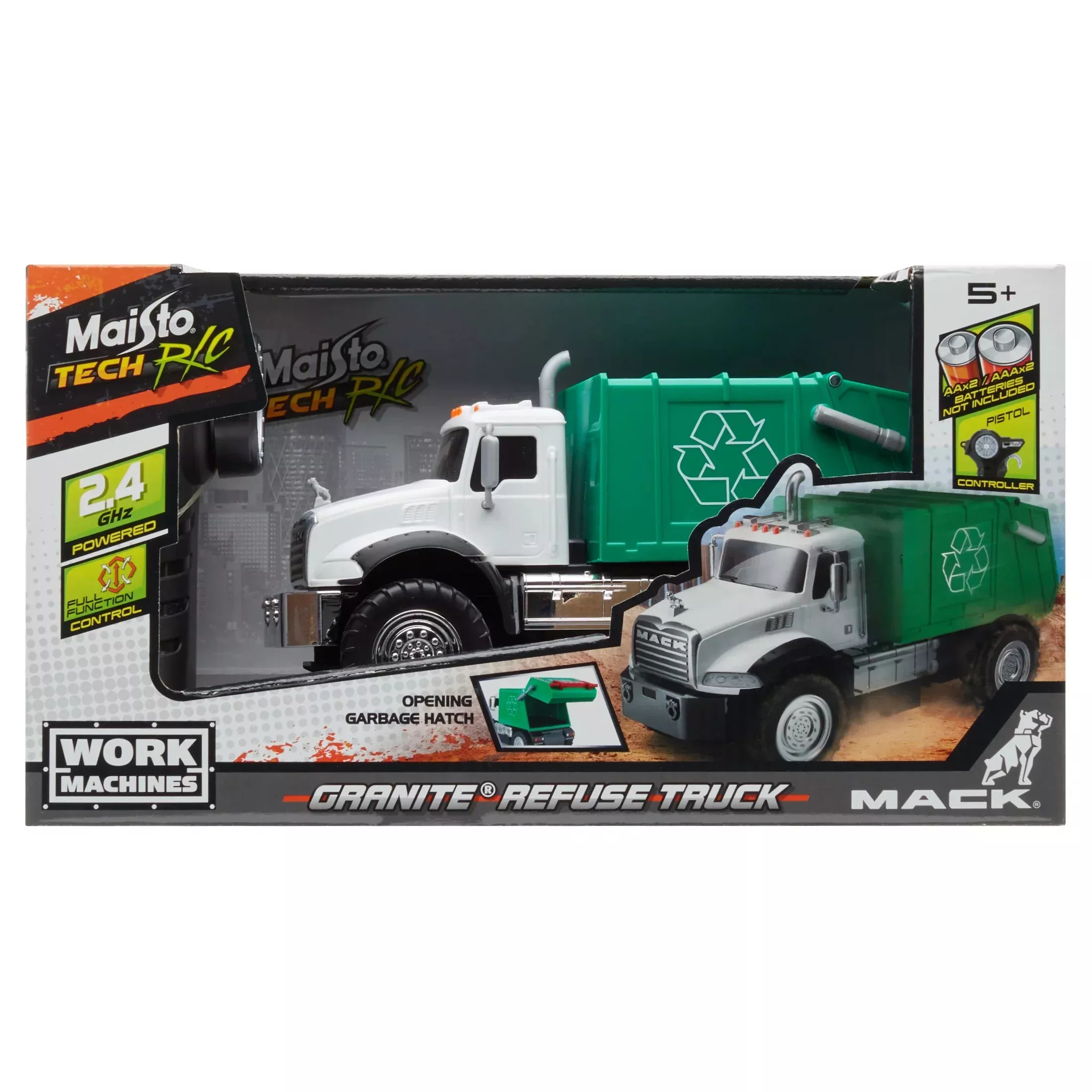R /C Work Machines MACK Refuse Truck