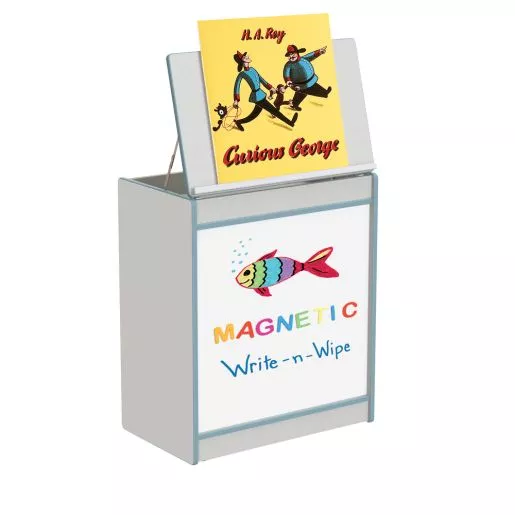 Rainbow Accents Big Book Easel - Magnetic Write-n-Wipe