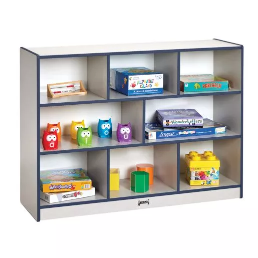 Rainbow Accents Super-Sized Single Mobile Storage Unit - Navy