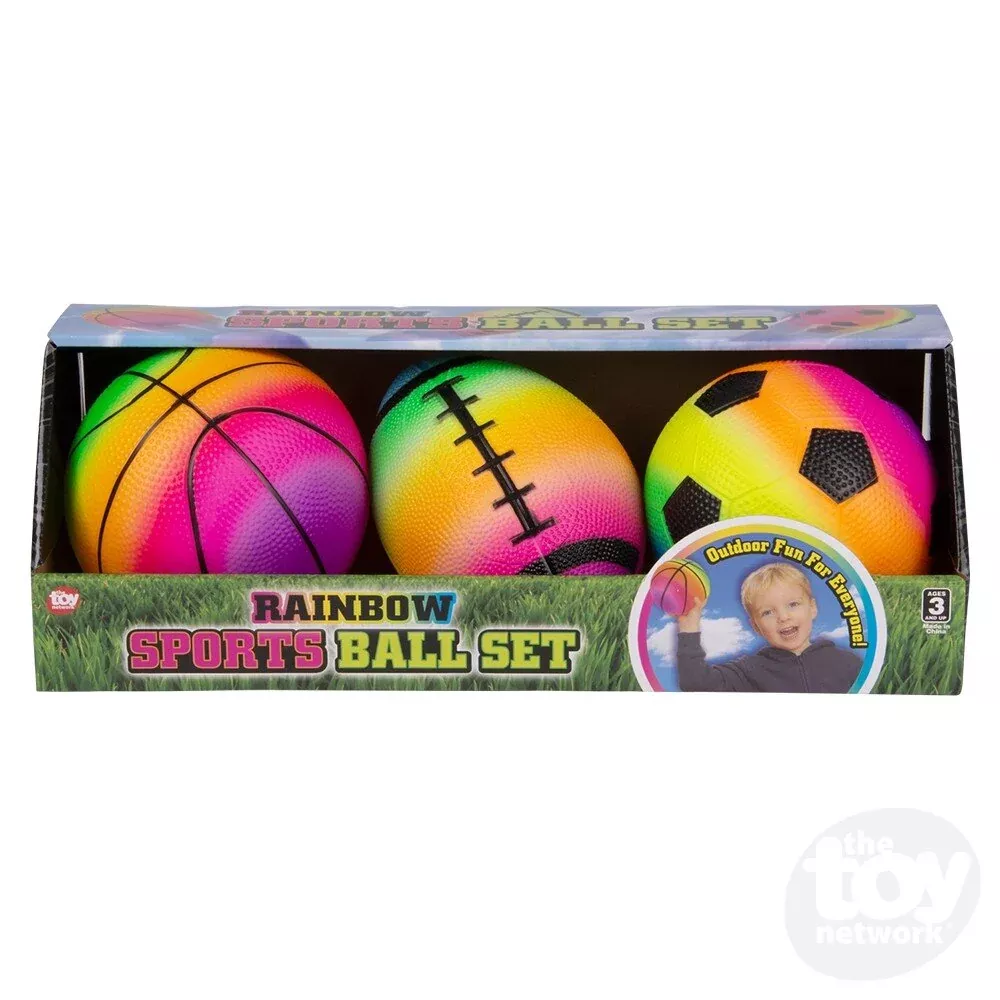 Rainbow Sports Ball Set