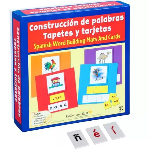 Really Good Stuff Construccion de Palabras, Tapetes, Tarjetas y Letras