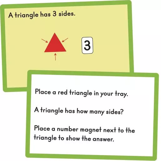 Really Good Stuff Flat And Solid Shapes Task Cards - 24 Cards