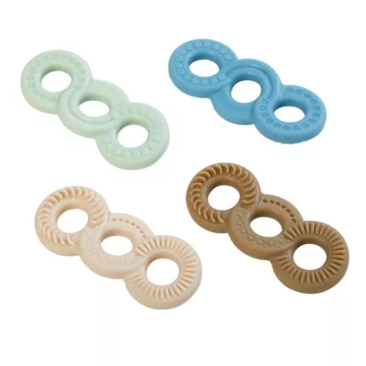 Really Good Stuff Sensory Fidget Tactile Triple Infinity Loop - Set of 4