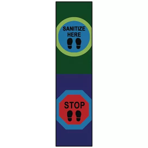 Sanitize Here Carpet Runner, 12' x 3'