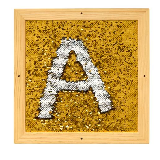 Sequin Motor Skills Frame- Gold