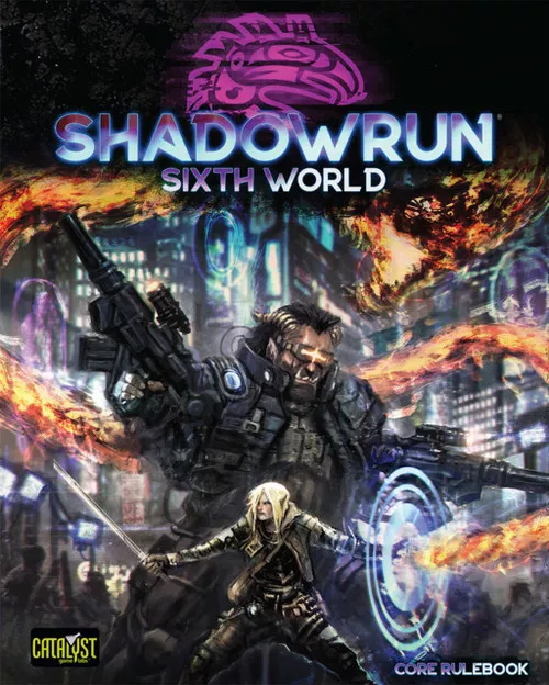 Shadowrun Sixth World Core Hardcover Roleplaying Book