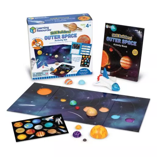 Skill Builders Outer Space Activity Set - 17 pcs