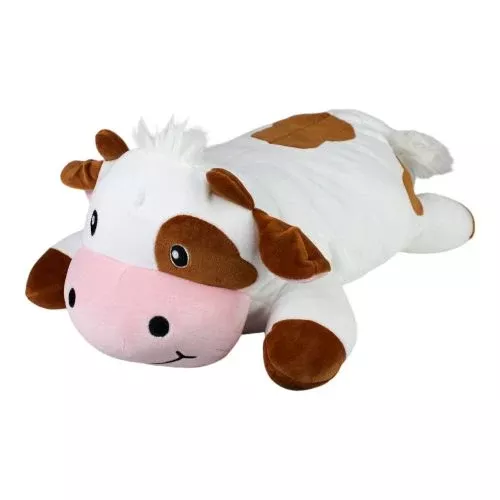 Snoozimals Super Soft 20in Cow Plush - Brown