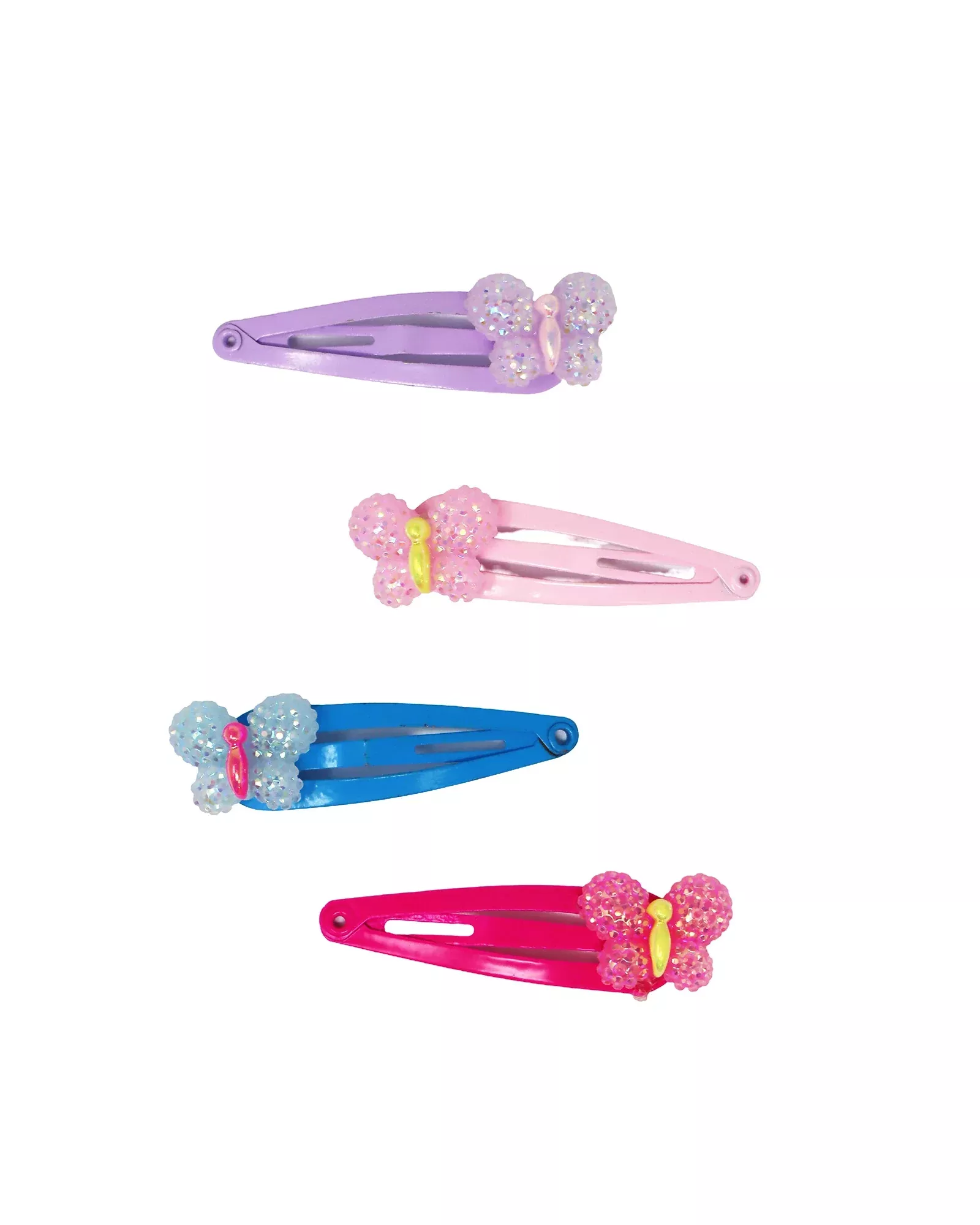 Sparkle Butterfly Hair Clips