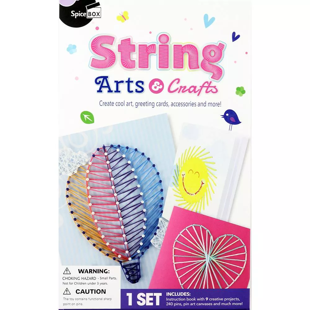 Spicebox Make & Play String Art Craft Kit