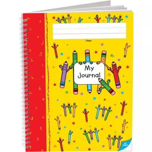 Spiral Draw and Write Journals (Pencil Cover) - 6 Pack