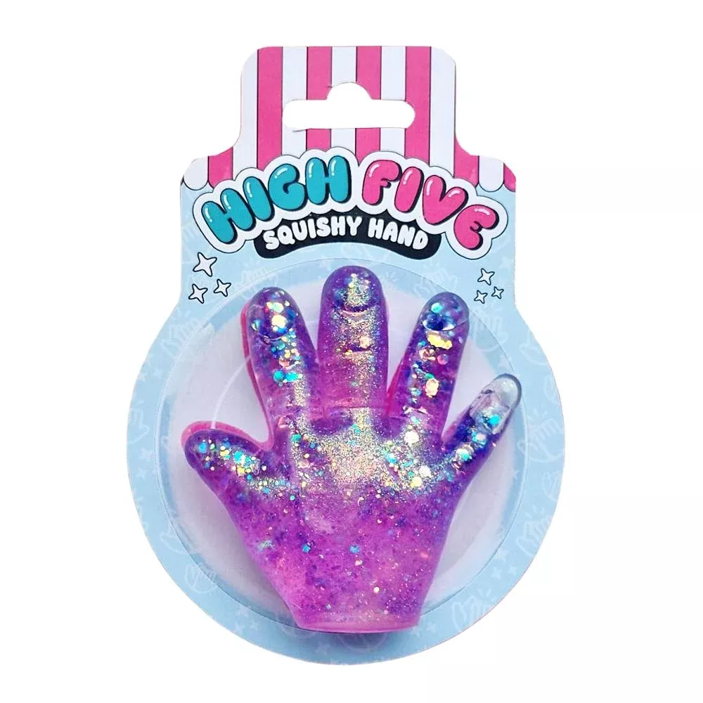 Squishy Sparkly High Five Hand