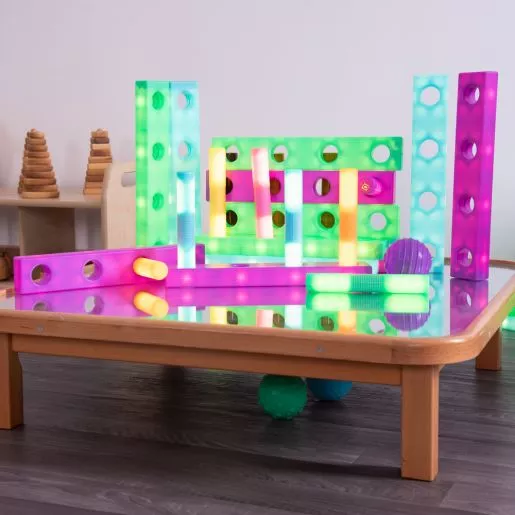 Stack & Build Glow Blocks - Set of 9