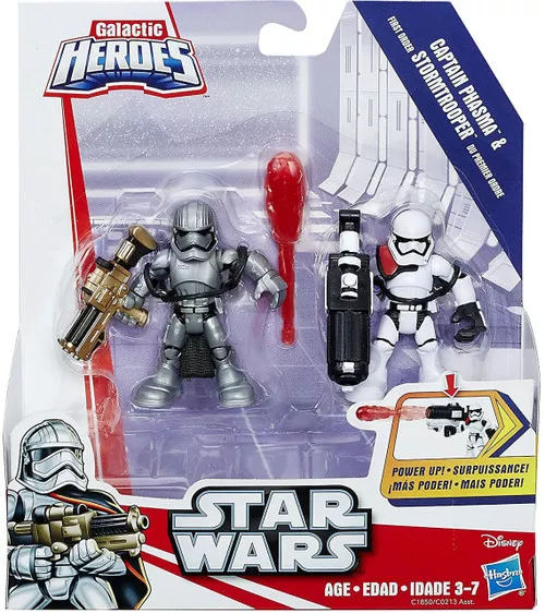 Star Wars Galactic Heroes Captain Phasma & 1st Order Stormtrooper Mini Figure 2-Pack