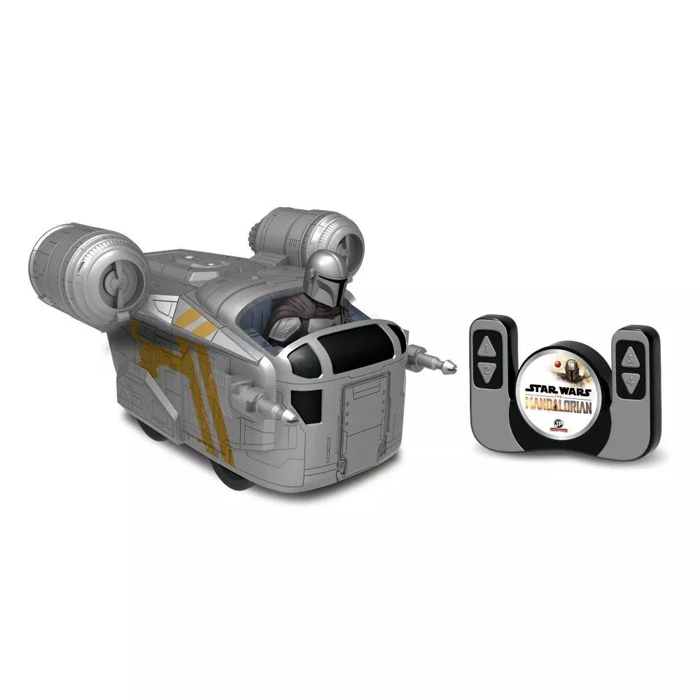 Star Wars The Mandalorian - 9" Remote Control Razor Crest - Silver