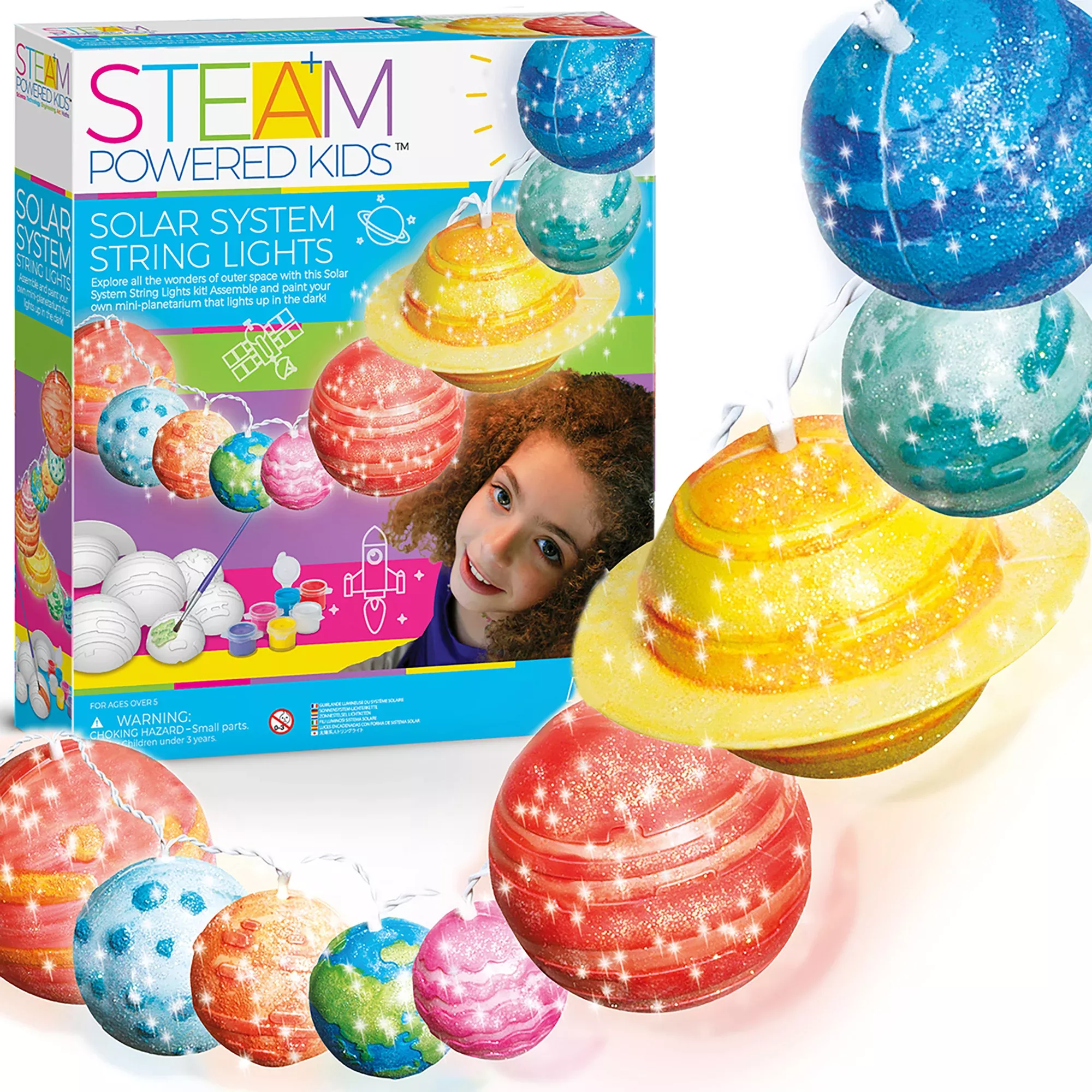 STEAM Powered Kids: Solar System String Lights Kit