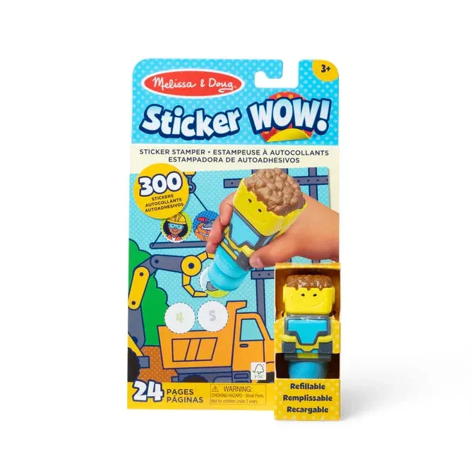 Sticker WOW! Activity Pad & Sticker Stamper - Construction