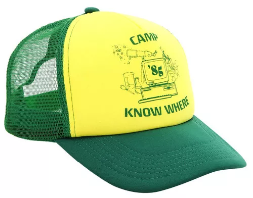 Stranger Things Camp Know Where Trucker Hat