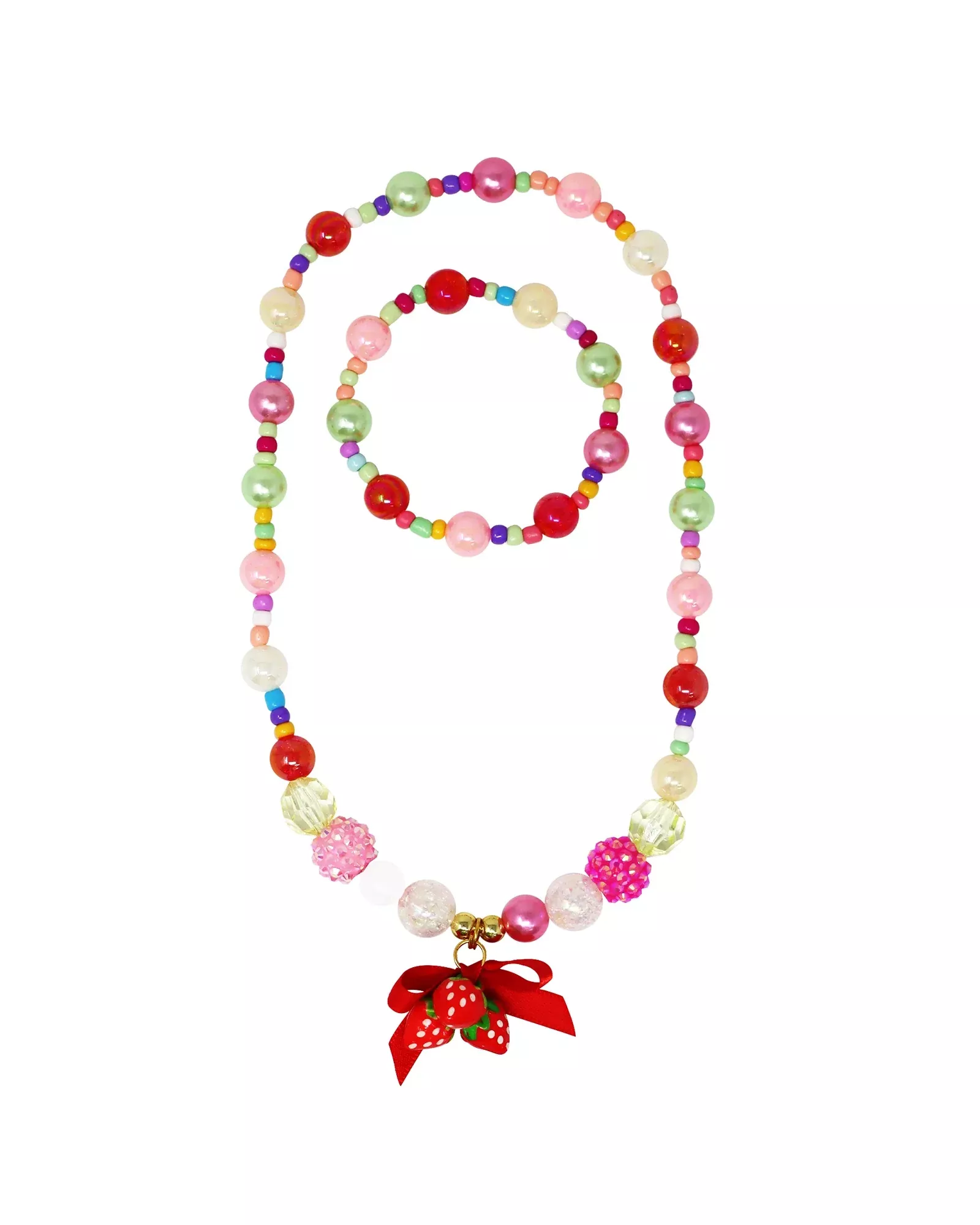 Sweet Berry Necklace & Bracelet Set