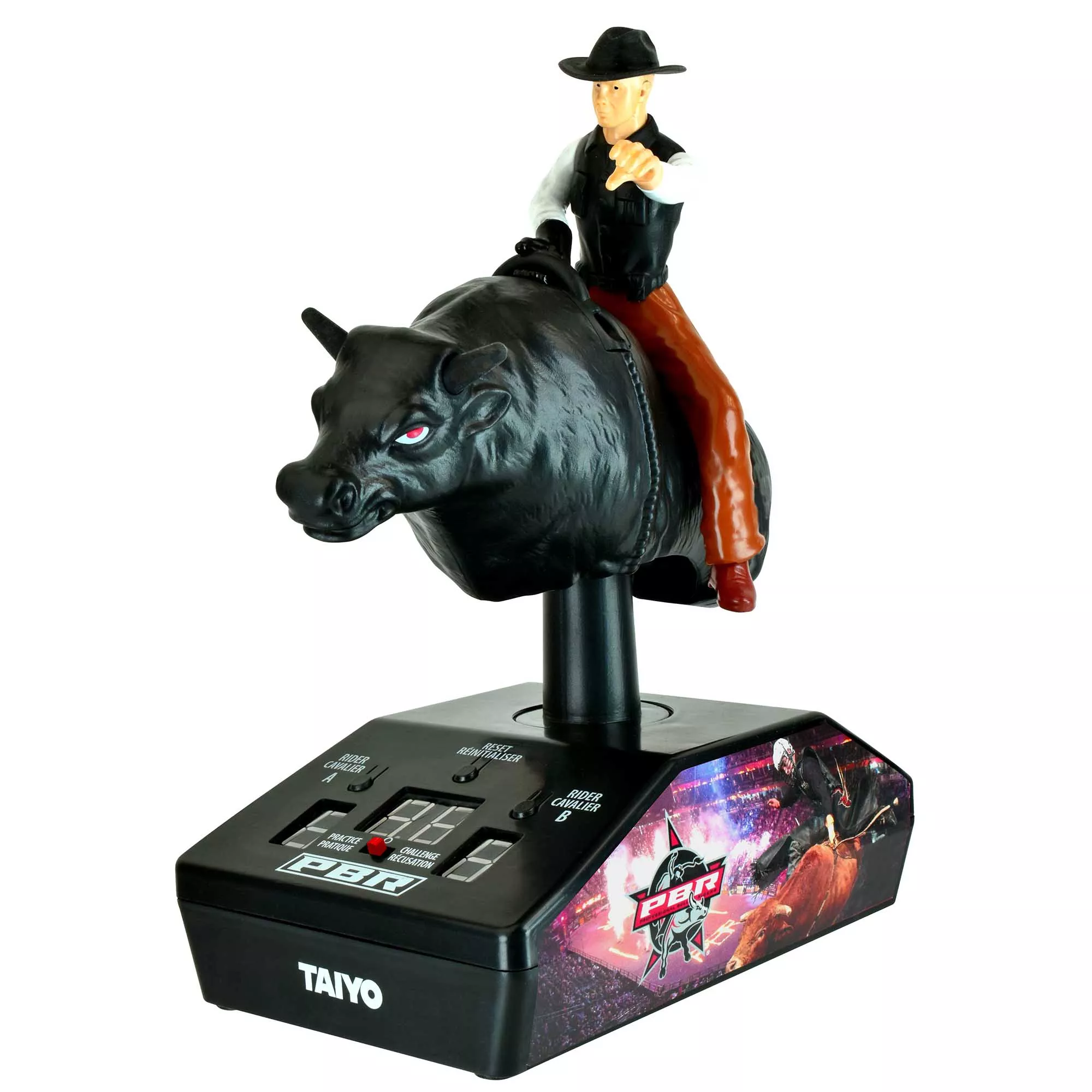 Taiyo PBR Bull Riding Showdown - RC Riding Simulator - Black