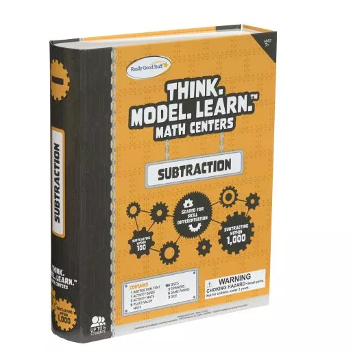Think. Model. Learn.™ Math Center - Grades 2-3 - Subtraction