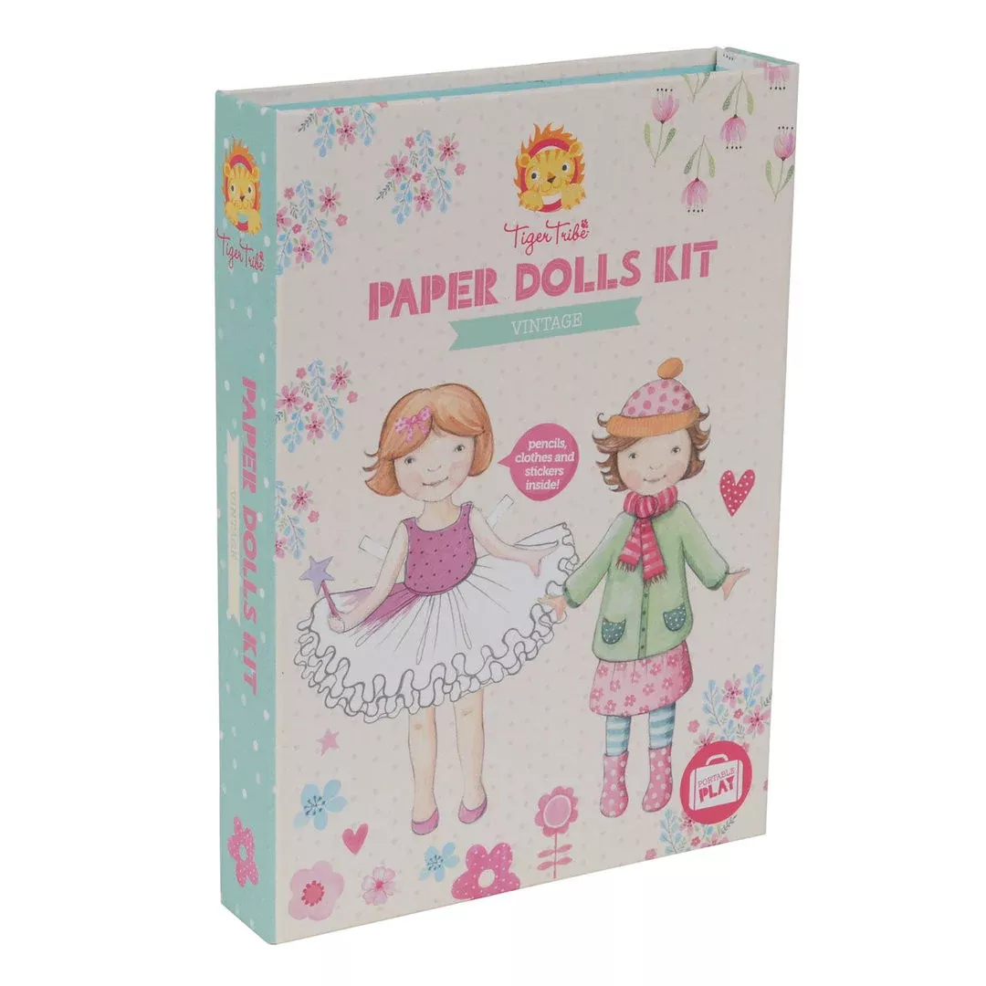 Tiger Tribe - Creative Paper Dolls Kit Vintage