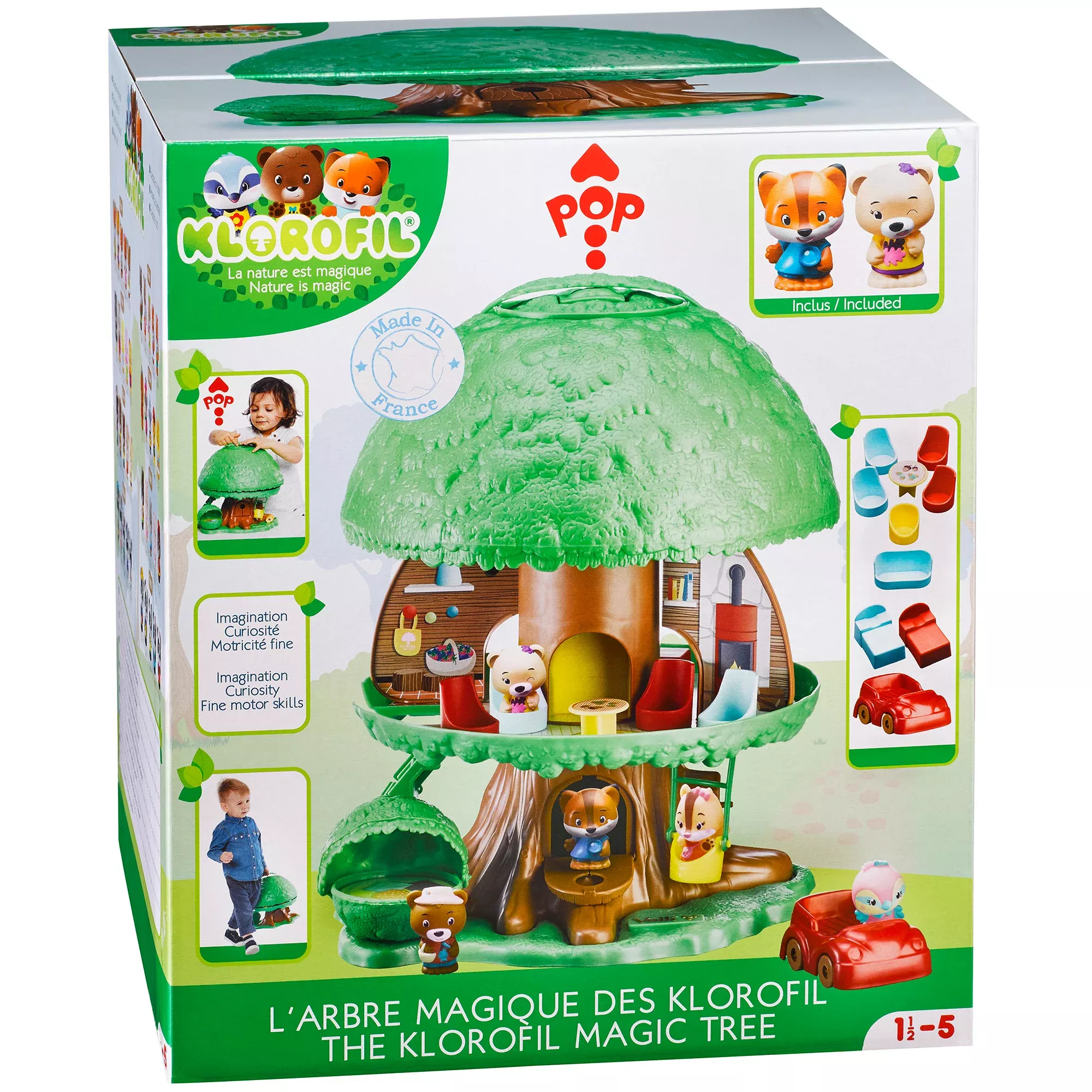 Timber Tots Magic Tree House Playset - Colorful Imaginative Set