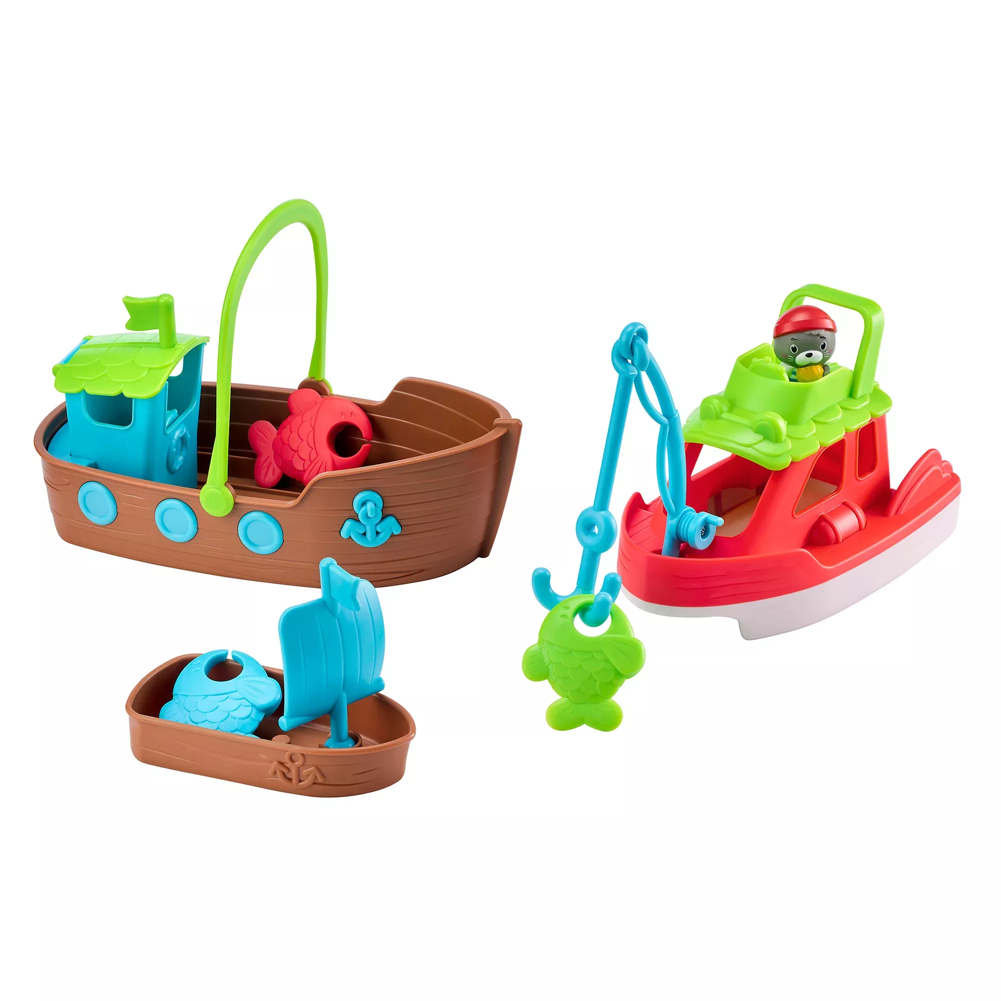 Timber Tots Nesting Boats - 3-in-1 Transforming Playset