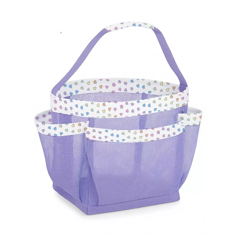 Top Trenz Rainbow Remix Mesh Shower Caddy