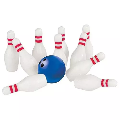 TOYSMI Mini Bowling Set - Portable Tabletop Bowling Game