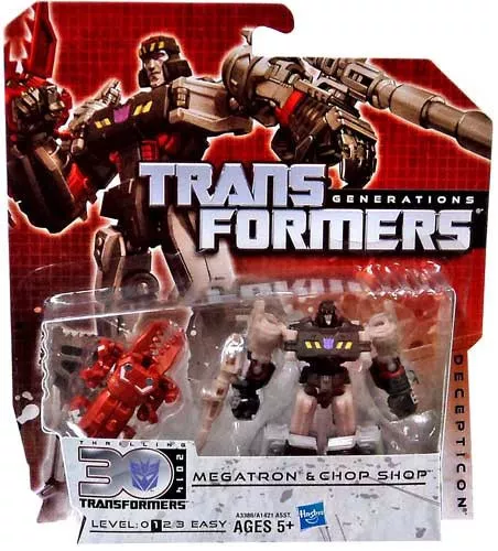 Transformers Generations 30th Anniversary Megatron & Chopshop Legend Action Figure 2-Pack