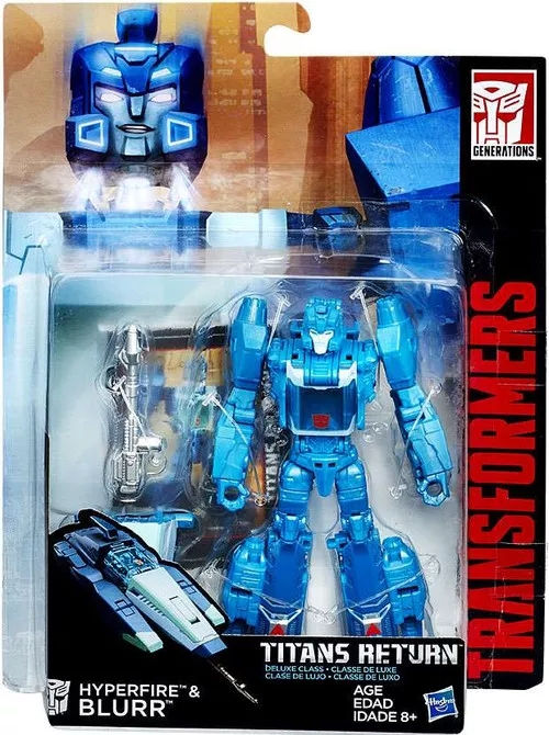 Transformers Generations Titans Return Blurr & Hyperfire Deluxe Action Figure