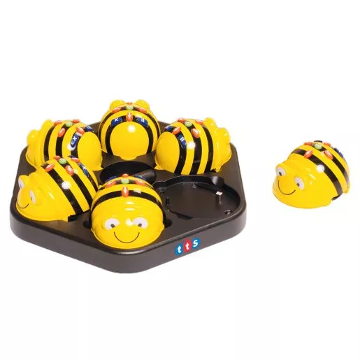 TTS Bee-Bot Programmable Floor Robot - 6 Pack plus Docking Station