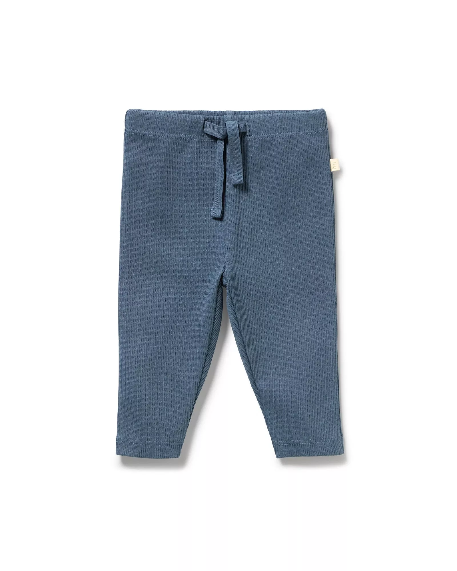 Twilight Blue Organic Rib Legging 3-6 mths
