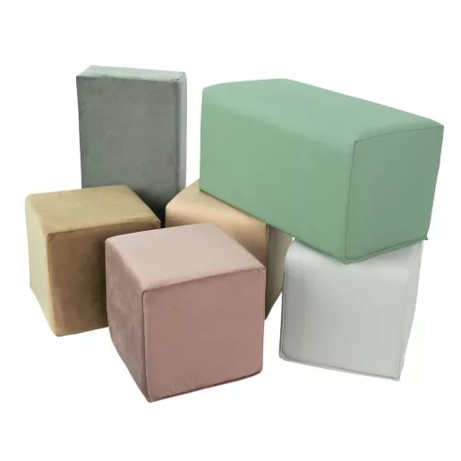 Two-Texture Big Block Set, 6-Piece