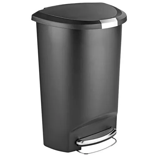 ULINE Step-On Trash Can, 13 Gal