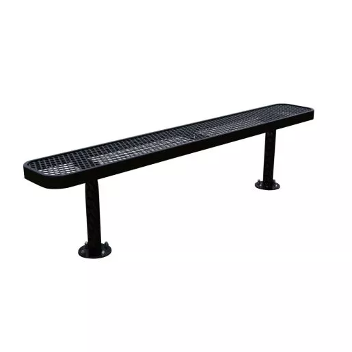 Ultraleisure 6' Portable Bench without Back (Black)